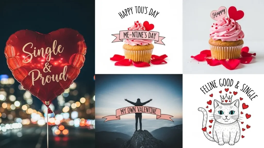 Single & Proud Valentines Day Captions