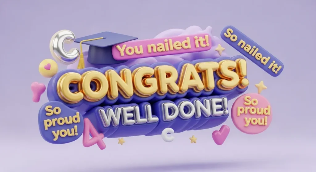 Success Messages for Friends’ Exams