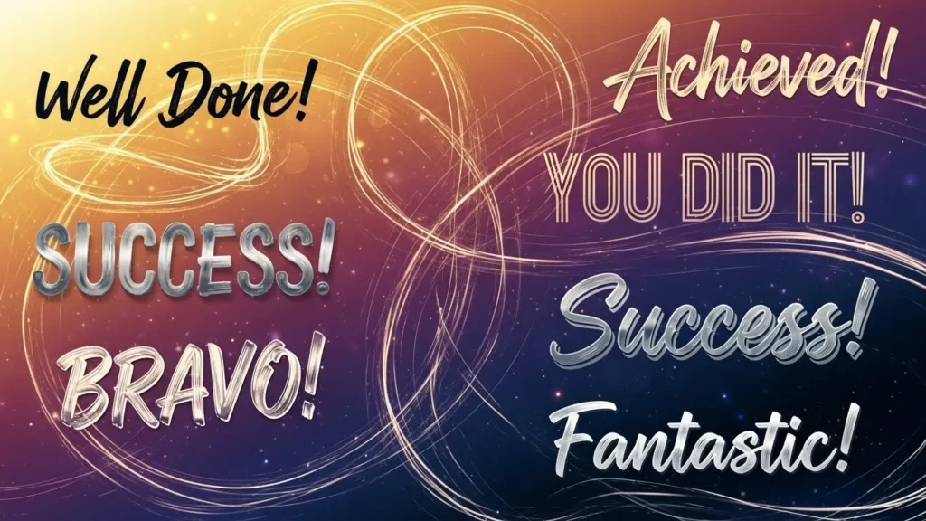 Success Messages for Life Achievements