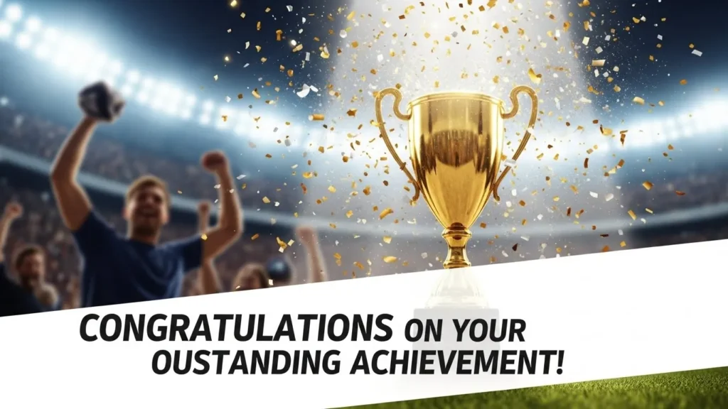 Success Messages for Sports Achievement