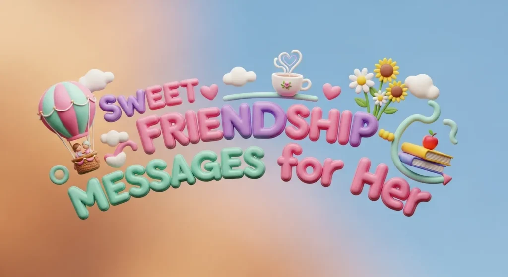 Sweet Friendship Messages for Her
