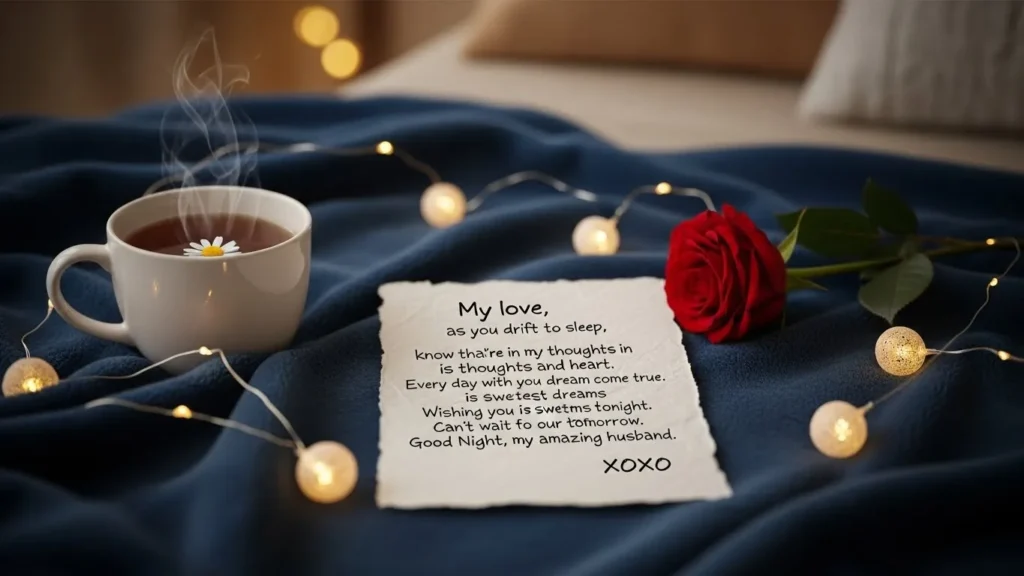 Sweet Good Night Messages for Husband