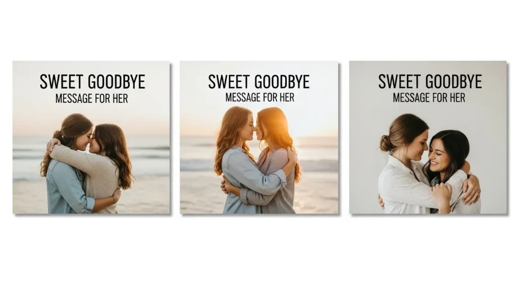 Sweet Goodbye Messages for Her