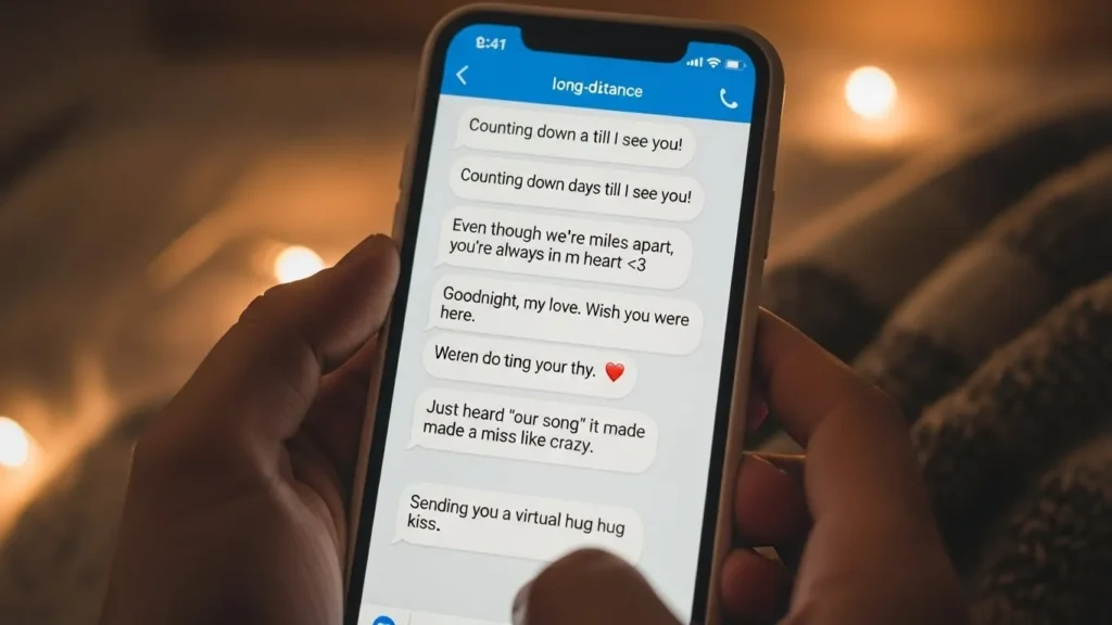 Sweet Long Distance Love Messages