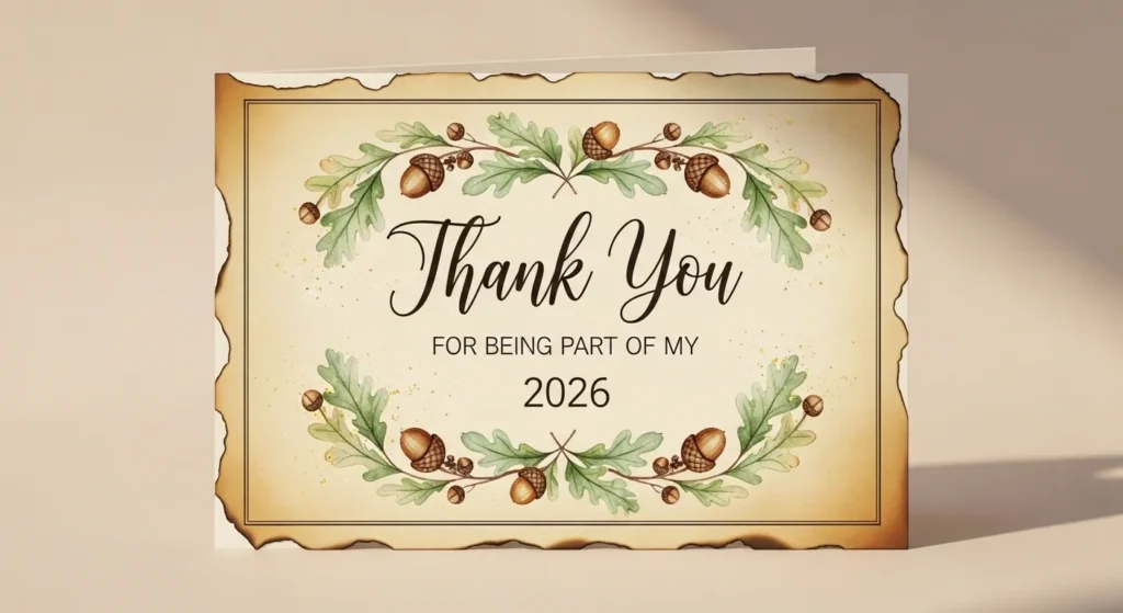 Thank You for Being Part of My 2026
