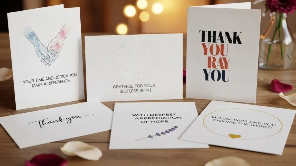 Thank You Messages for Volunteers