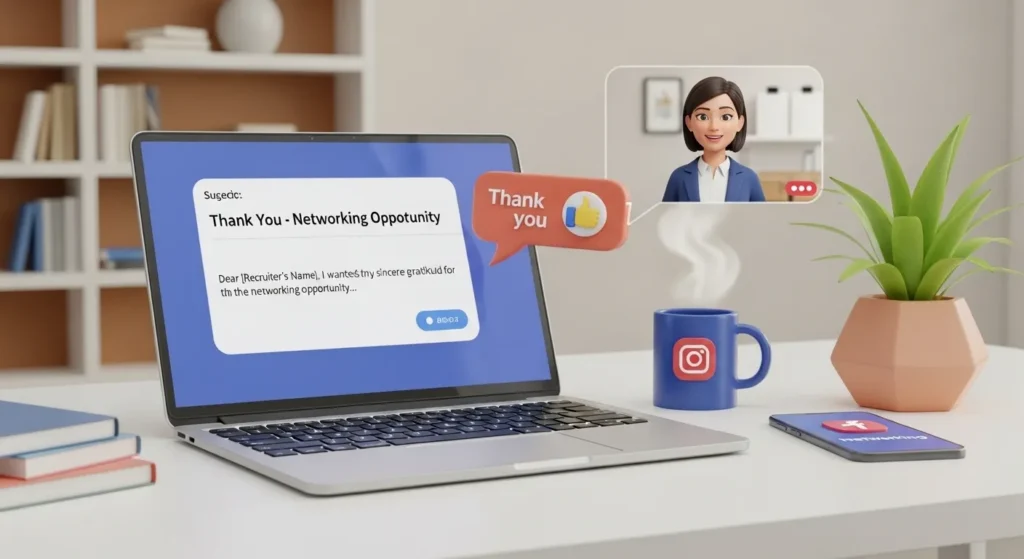 Thank You Messages to Recruiter for Networking Opportunity
