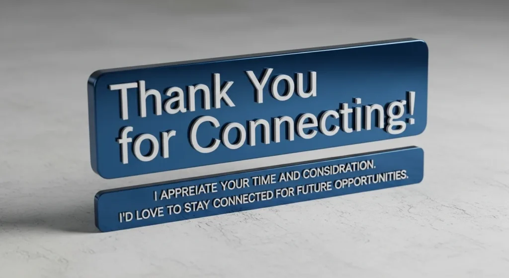 Thank You Messages to Recruiter to Stay Connected