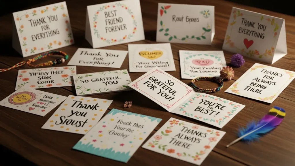 Thank You Short Messages for Best Friend 🙏