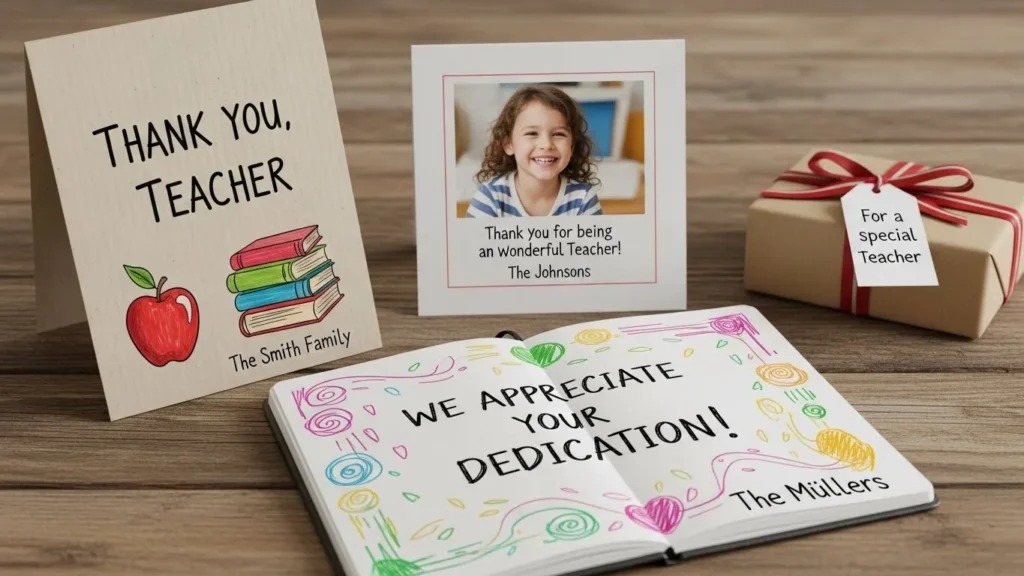 Thank You Teacher Messages from Parents