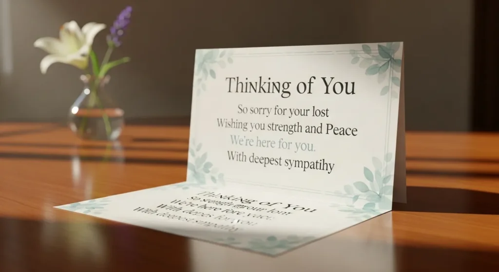 Thinking of You Messages for Coworker After Loss