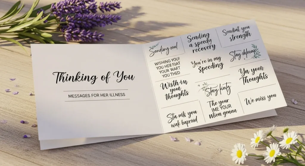 Thinking of You Messages for Her Illness