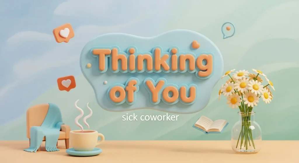 Thinking of You Messages for Sick Coworker