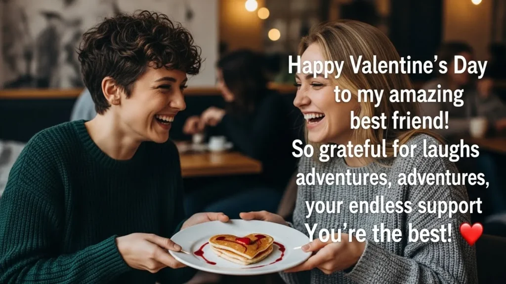 Valentine Messages for Best Friend on Social Media