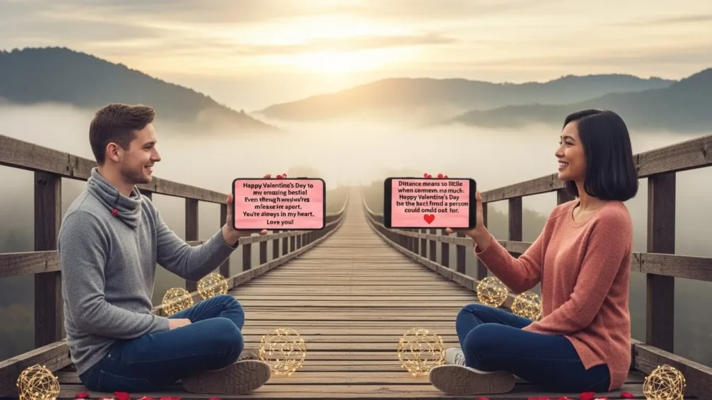 Valentine Messages for Long-Distance Best Friend