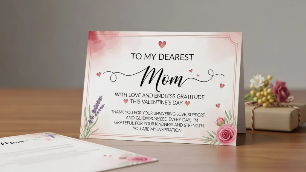 Valentine Messages for Mom About Gratitude