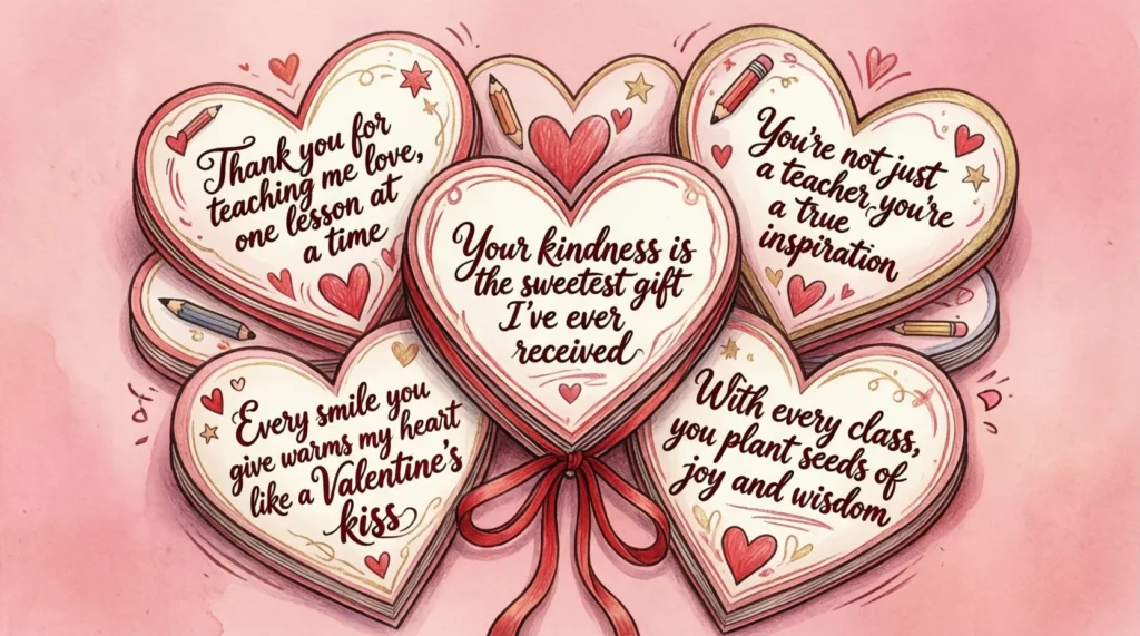Valentine Messages for Teachers