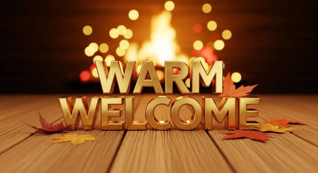 Warm Welcome Message