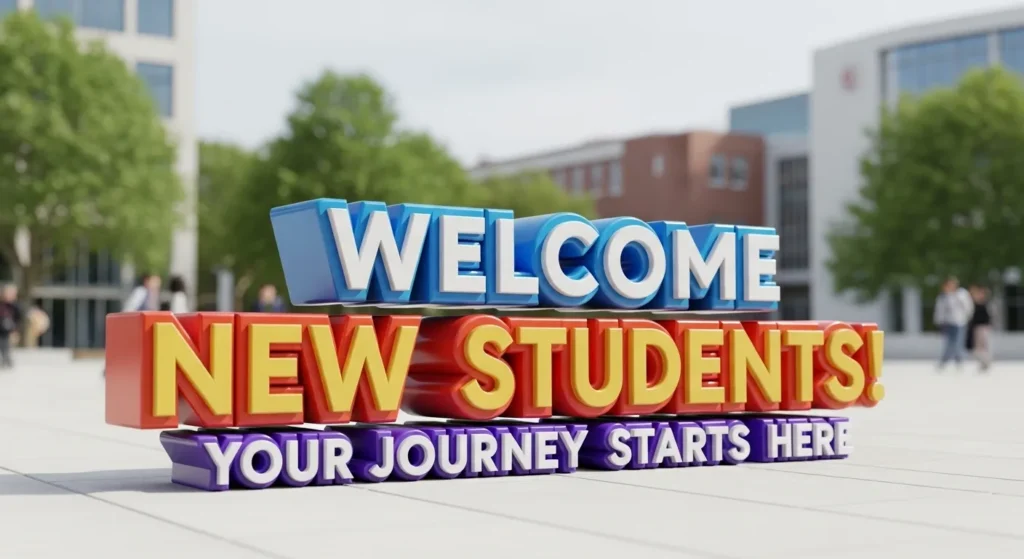 Welcome Messages for New Students