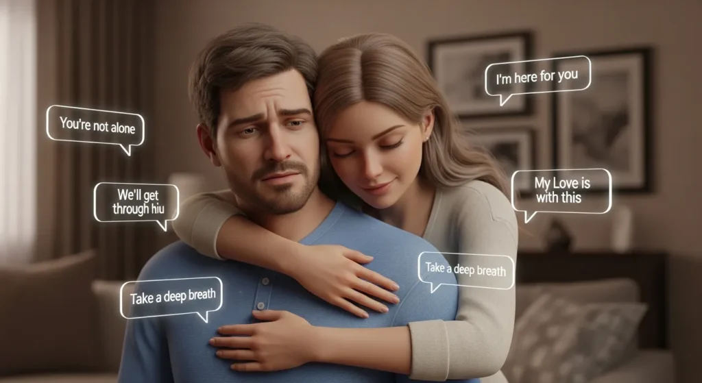 Caring Messages for Husband During Stress