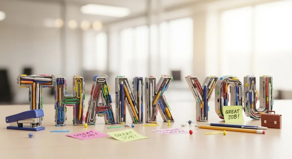 Creative Thank You Messages for Work