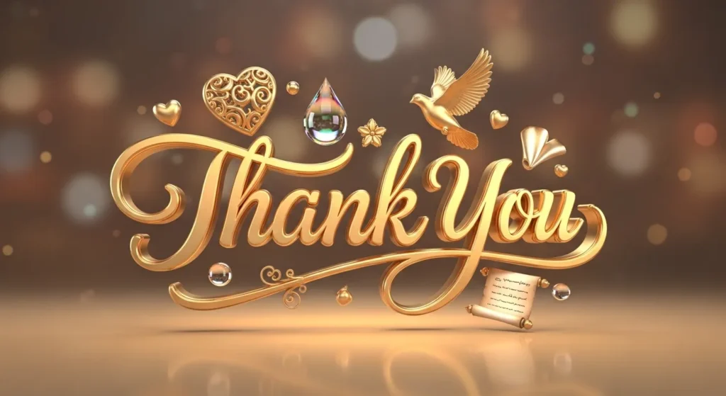 Emotional Thank You Messages for Birthday Wishes