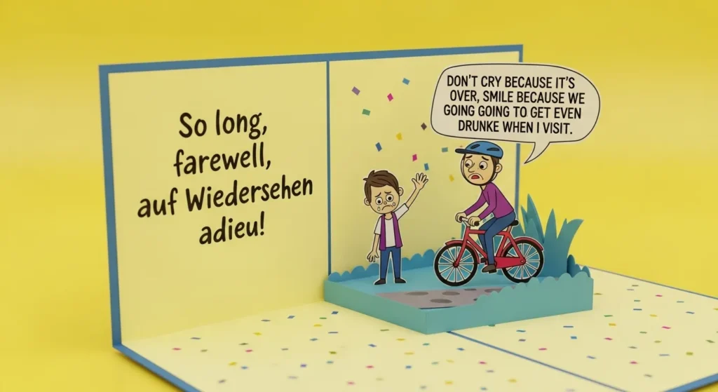 Funny Farewell Messages for Friends