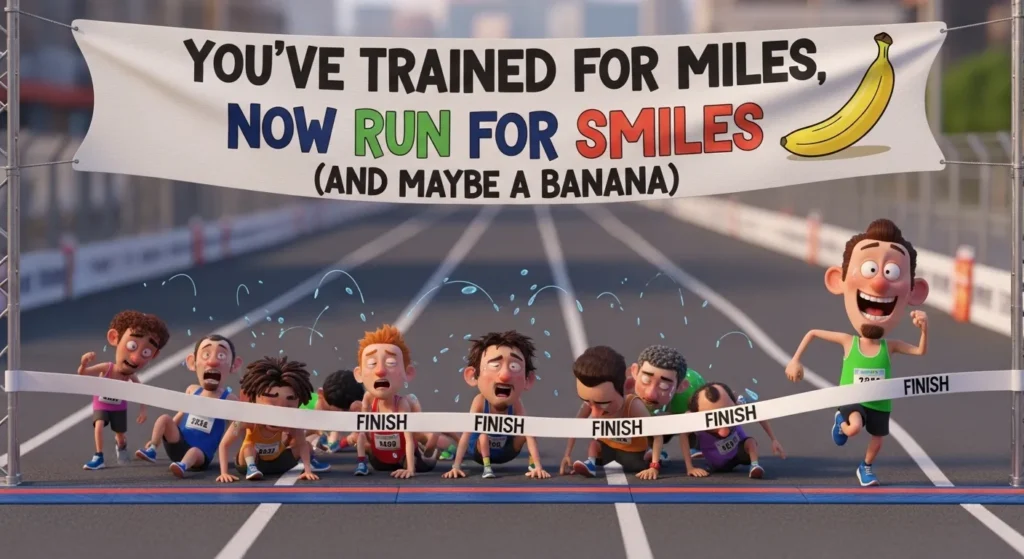 Funny Good Luck Messages for Marathon Runners