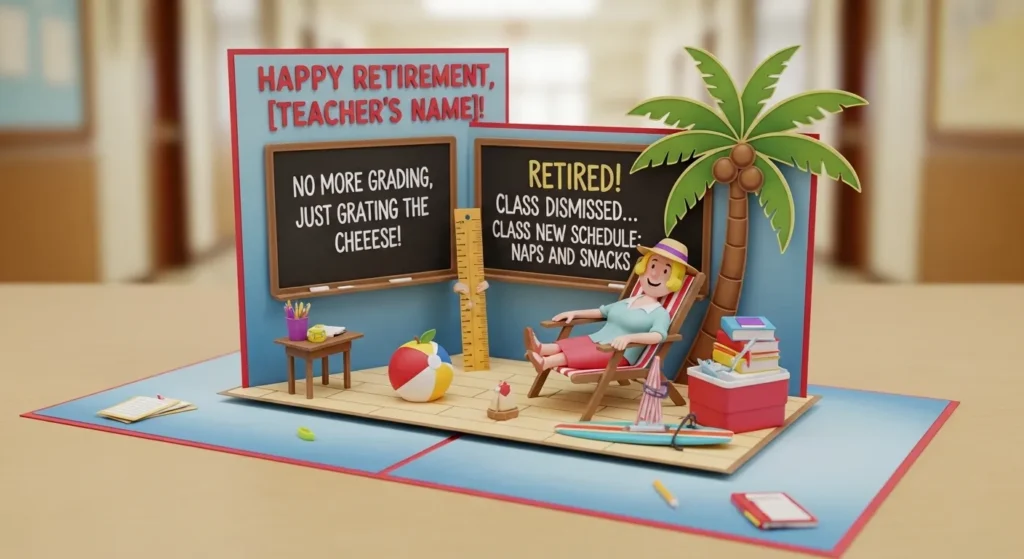 Funny Retirement Messages for Teachers