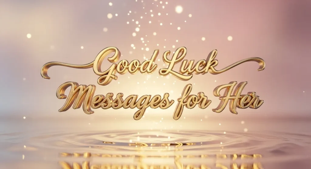 Good Luck Messages for Her