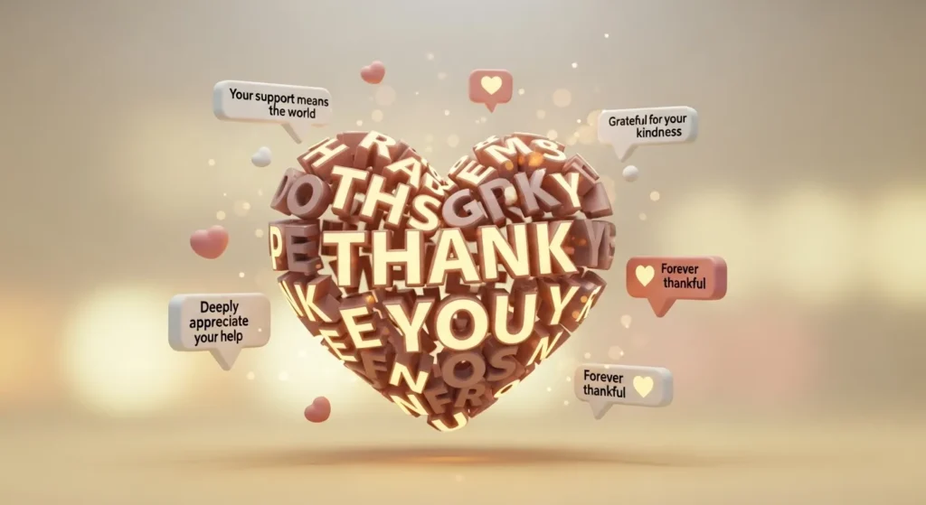Heartfelt Thank You Messages for Support