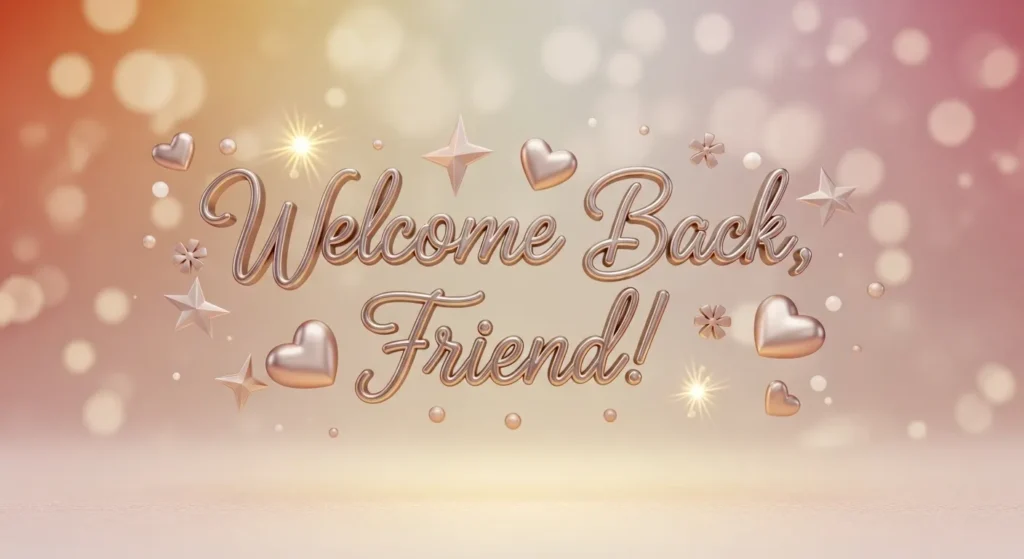Heartfelt Welcome Back Messages for Friends