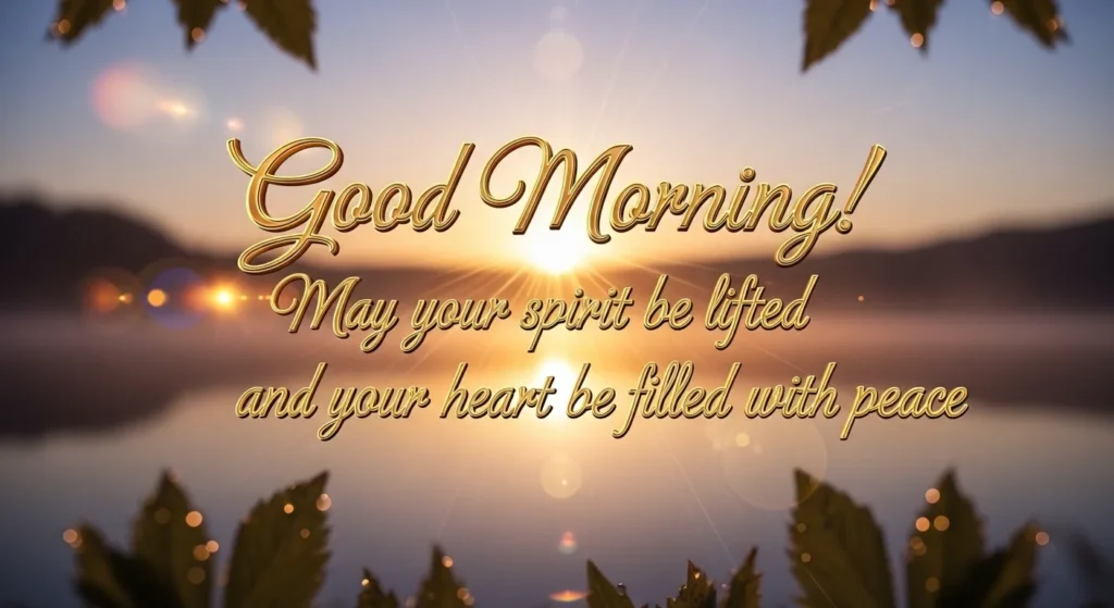 Inspirational Spiritual Good Morning Messages