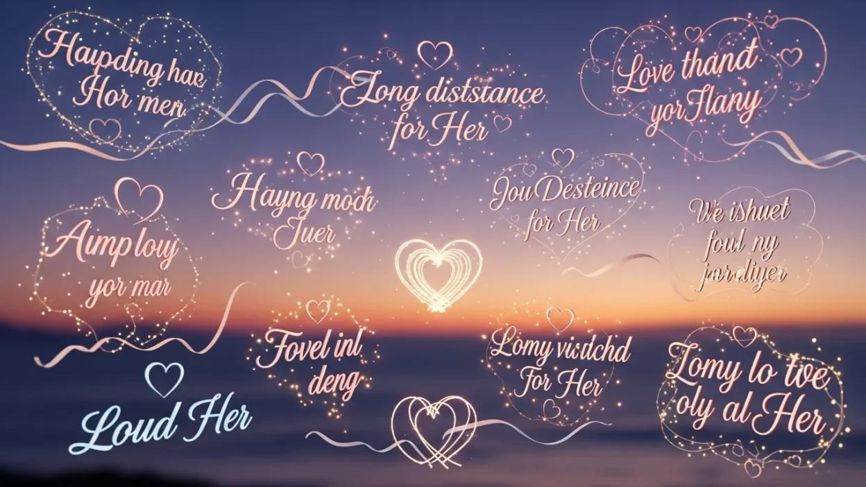 Long Distance Love Messages for Her