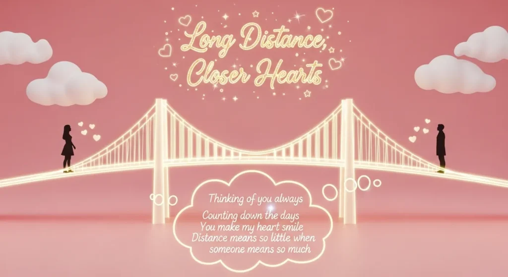 Long Distance Love Messages for Her to Make Her Smile