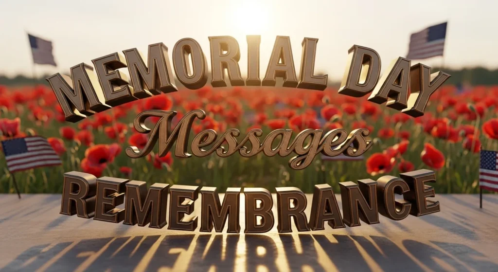 Memorial Day Messages Remembrance