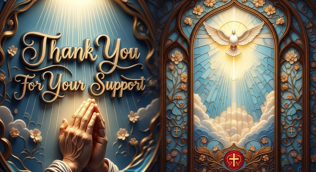 Religious Thank You Messages for Support