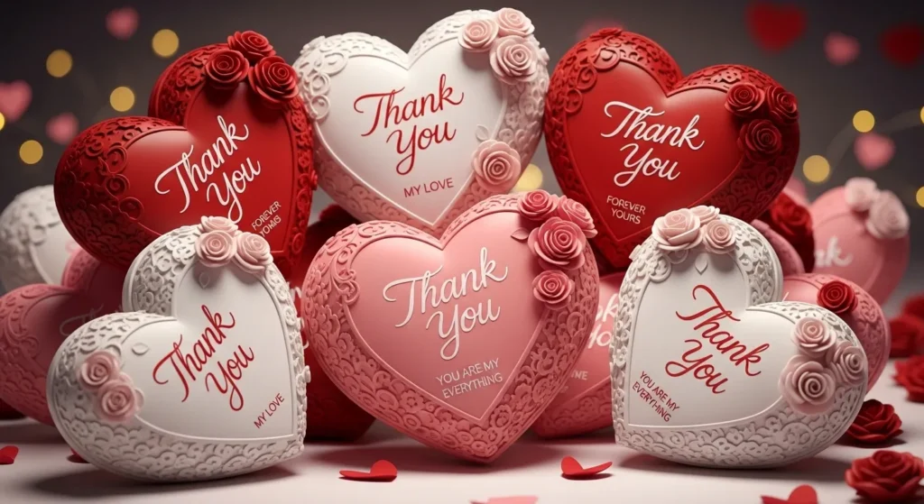 Romantic Valentine Thank You Messages