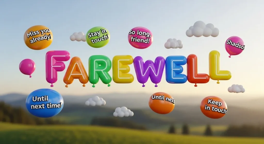 Short Farewell Messages for Friends
