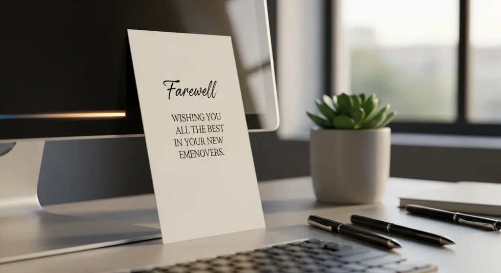 Short Farewell Messages for Manager