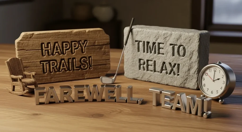 Short Retirement Goodbye Messages