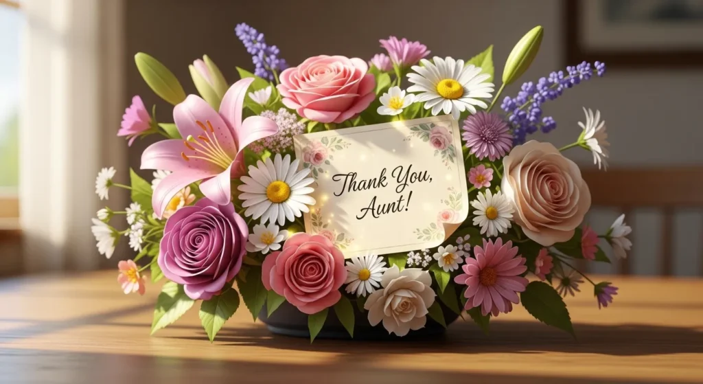 Short Thank You Messages for Aunt