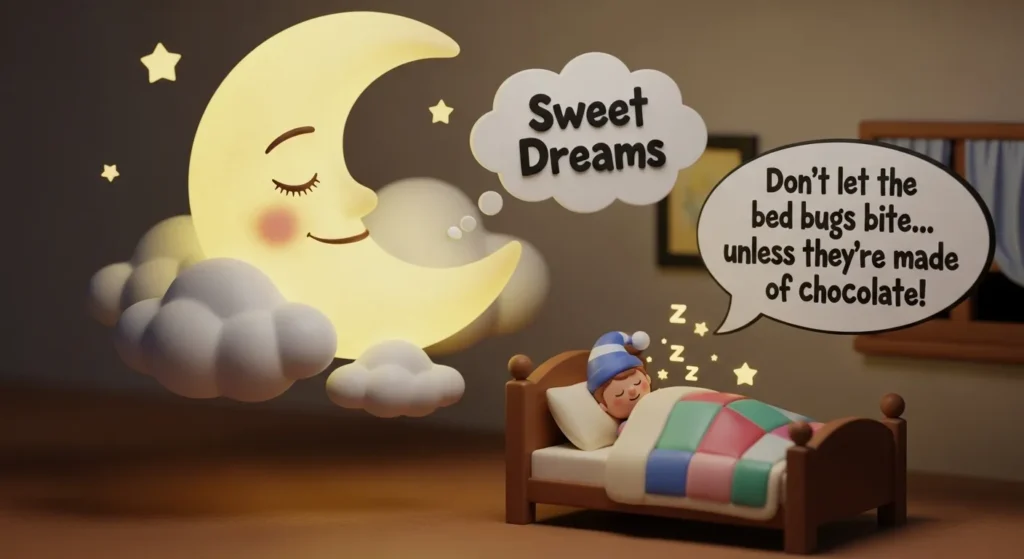 Sweet Dreams Funny Good Night Messages