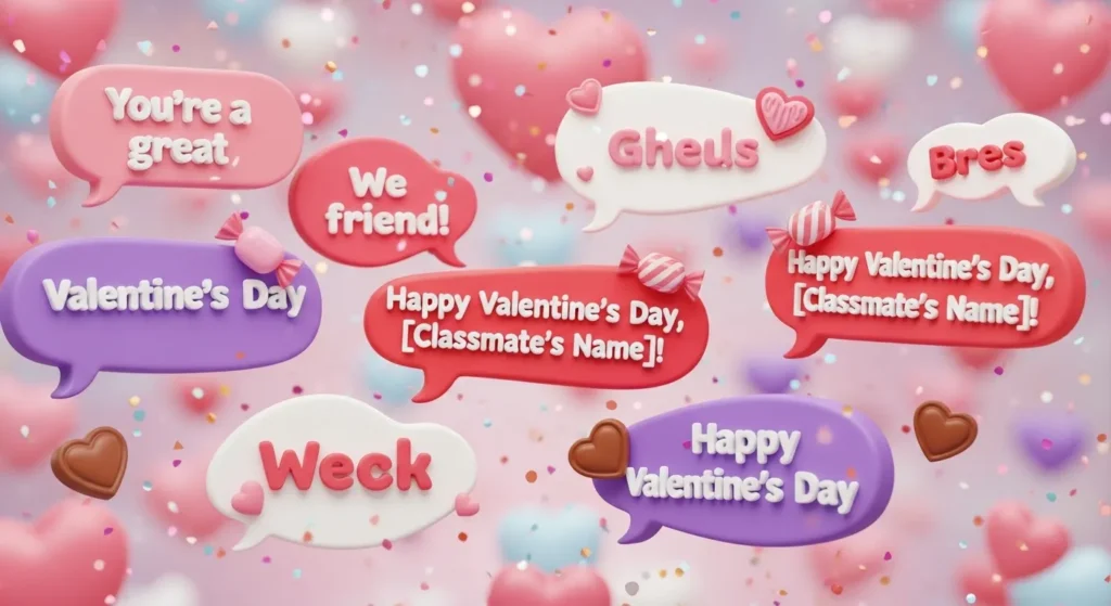 Sweet Valentine Messages for Classmates