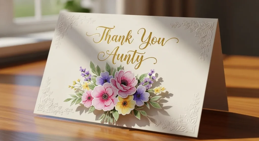 Thank You Aunty Wishes