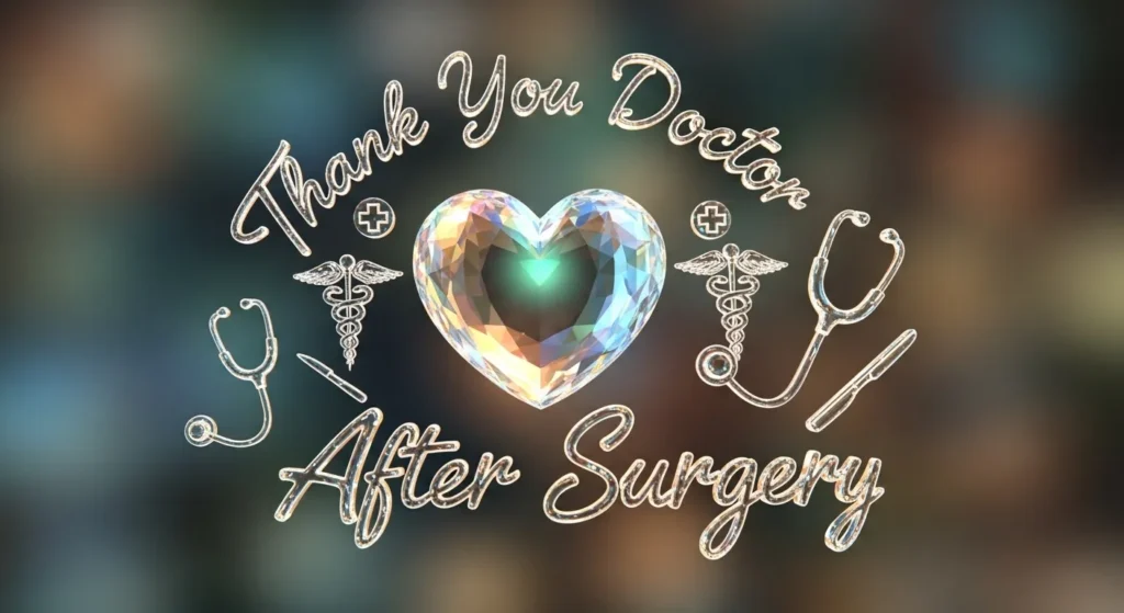 Thank You Doctor Messages After Surgery