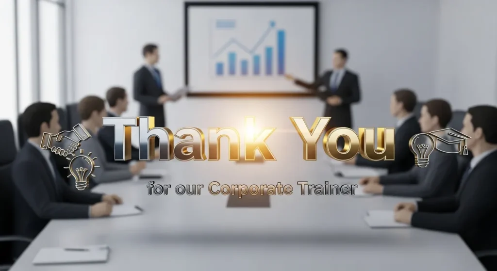 Thank You Message for Corporate Trainer