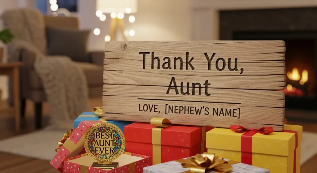Thank You Messages for Aunt from Nephew