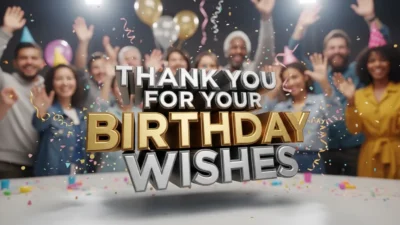 Thank You Messages for Birthday Wishes