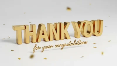 Thank You Messages for Congratulations